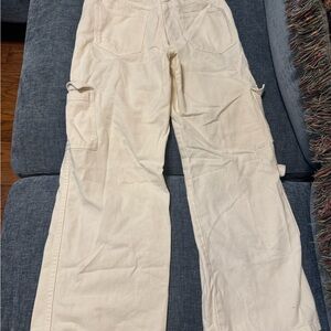 H&M Off-White Girls Cargo Pants